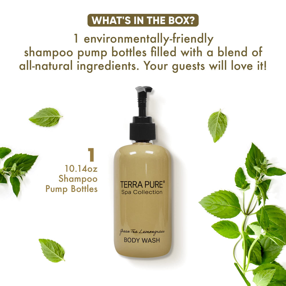 Terra Pure compact bottle storage design helps organize bathrooms in tight spaces.