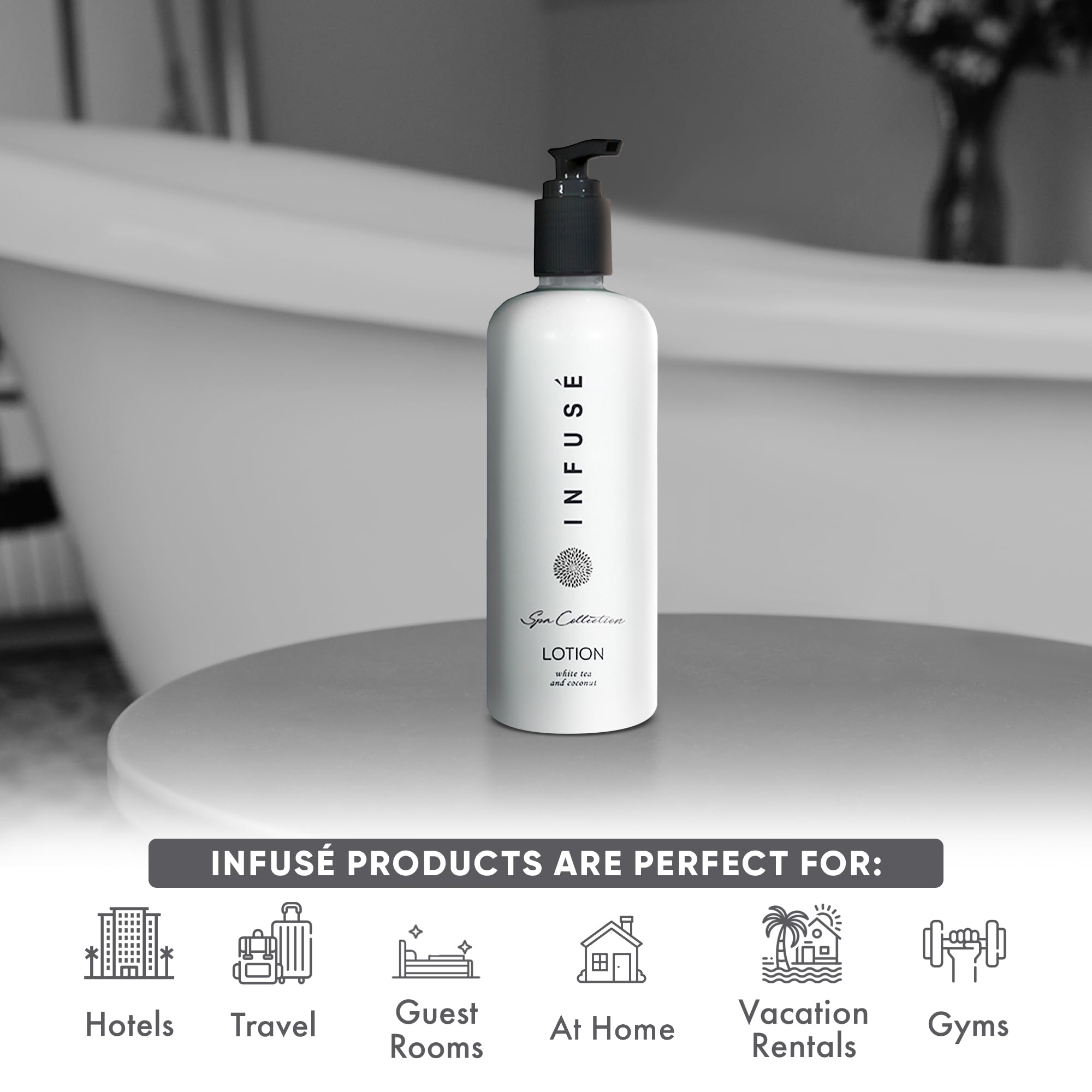 Terra Pure Infuse White Tea and Coconut packaging box showing hospitality appeal