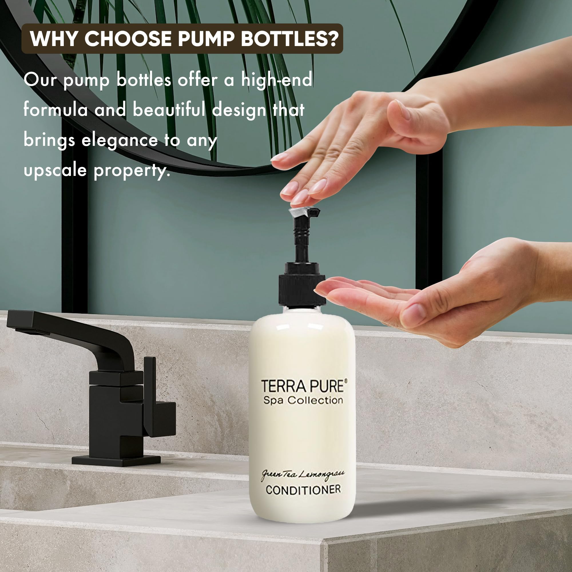 Terra Pure Spa conditioner nestled in closet storage, organized and clutter-free