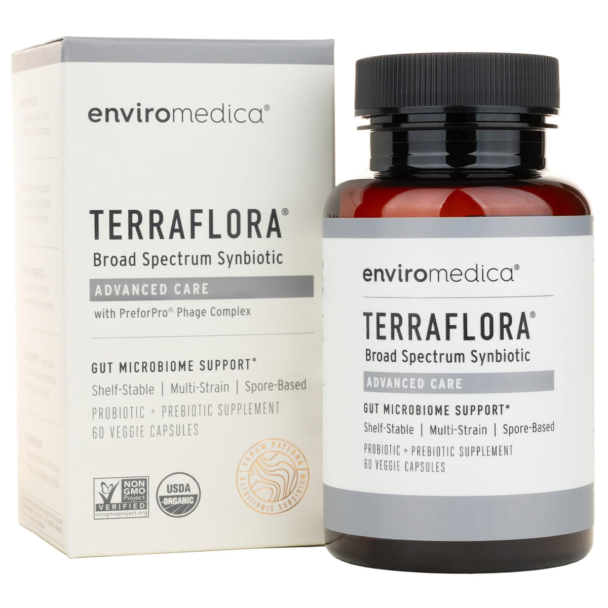 Terraflora Advanced Care Synbiotic bottle