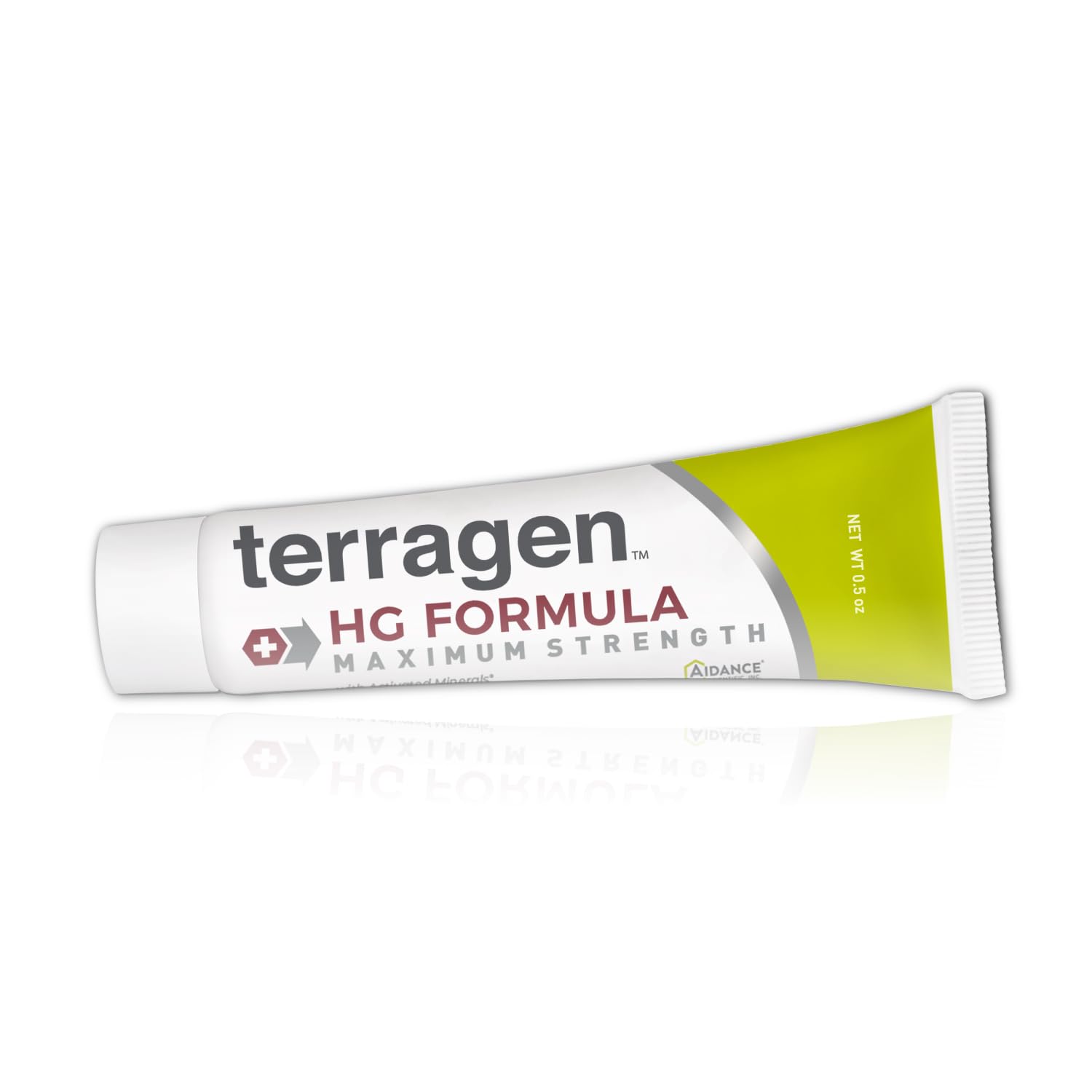 Terragen HG MAX genital sores cream tube providing discreet daily relief