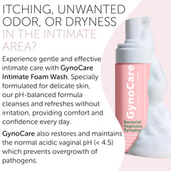 Terramed Just Think Comfort feminine wash bottle dispense demonstrates easy daily use for pH-balanced care