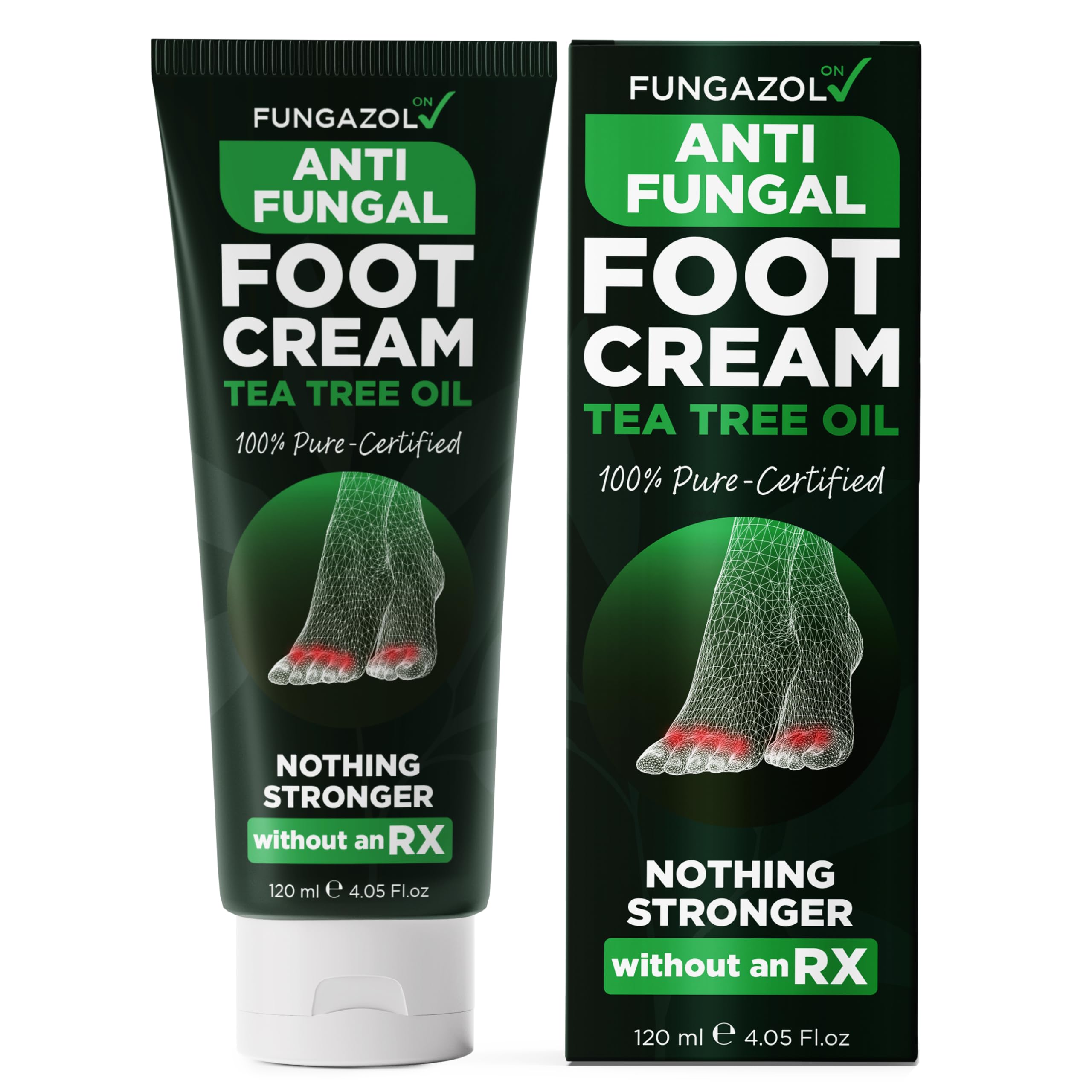 Terramed foot cream tea tree oil packaging for daily foot care