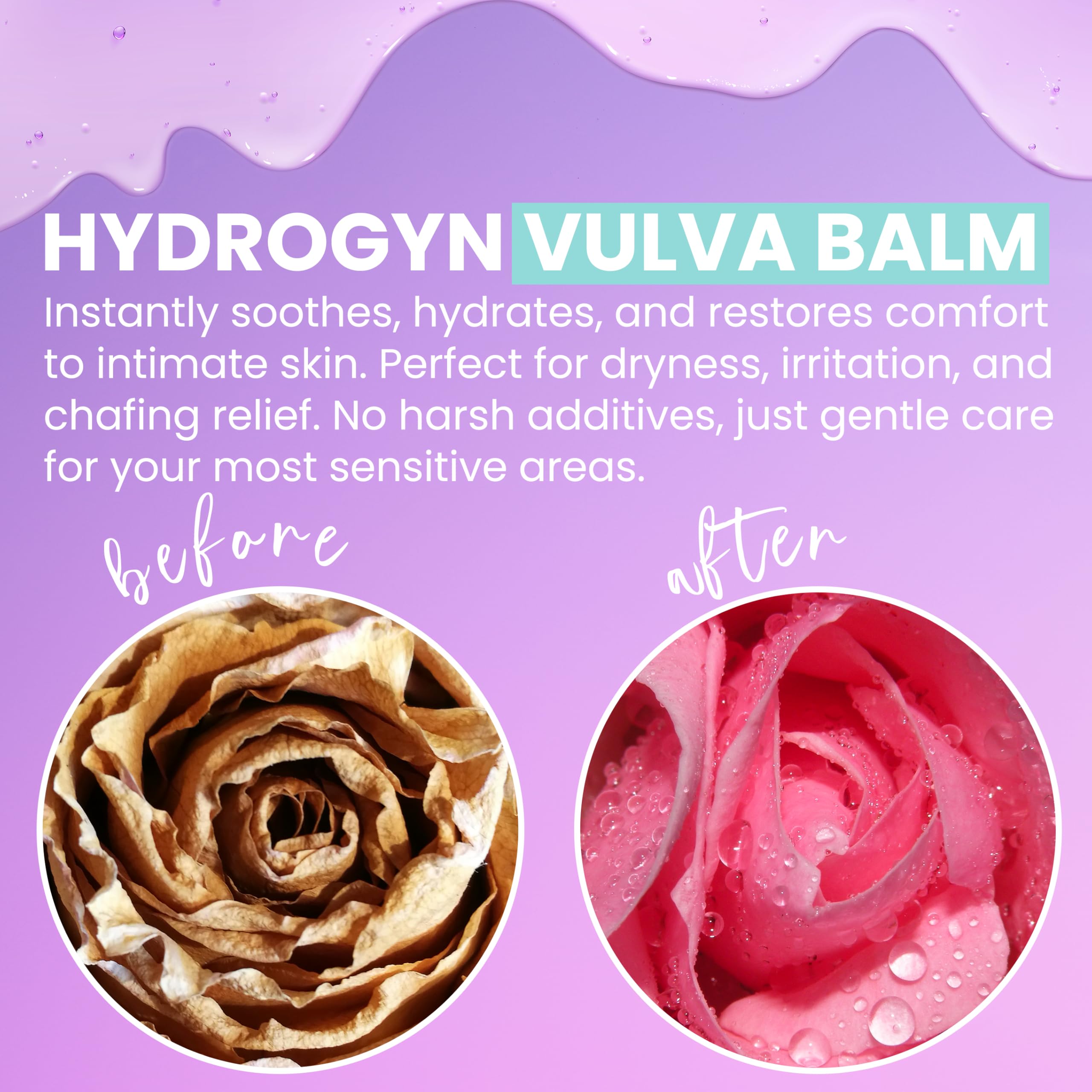Terramed HydroGyn Vulva Balm safe for sensitive skin claim highlighted