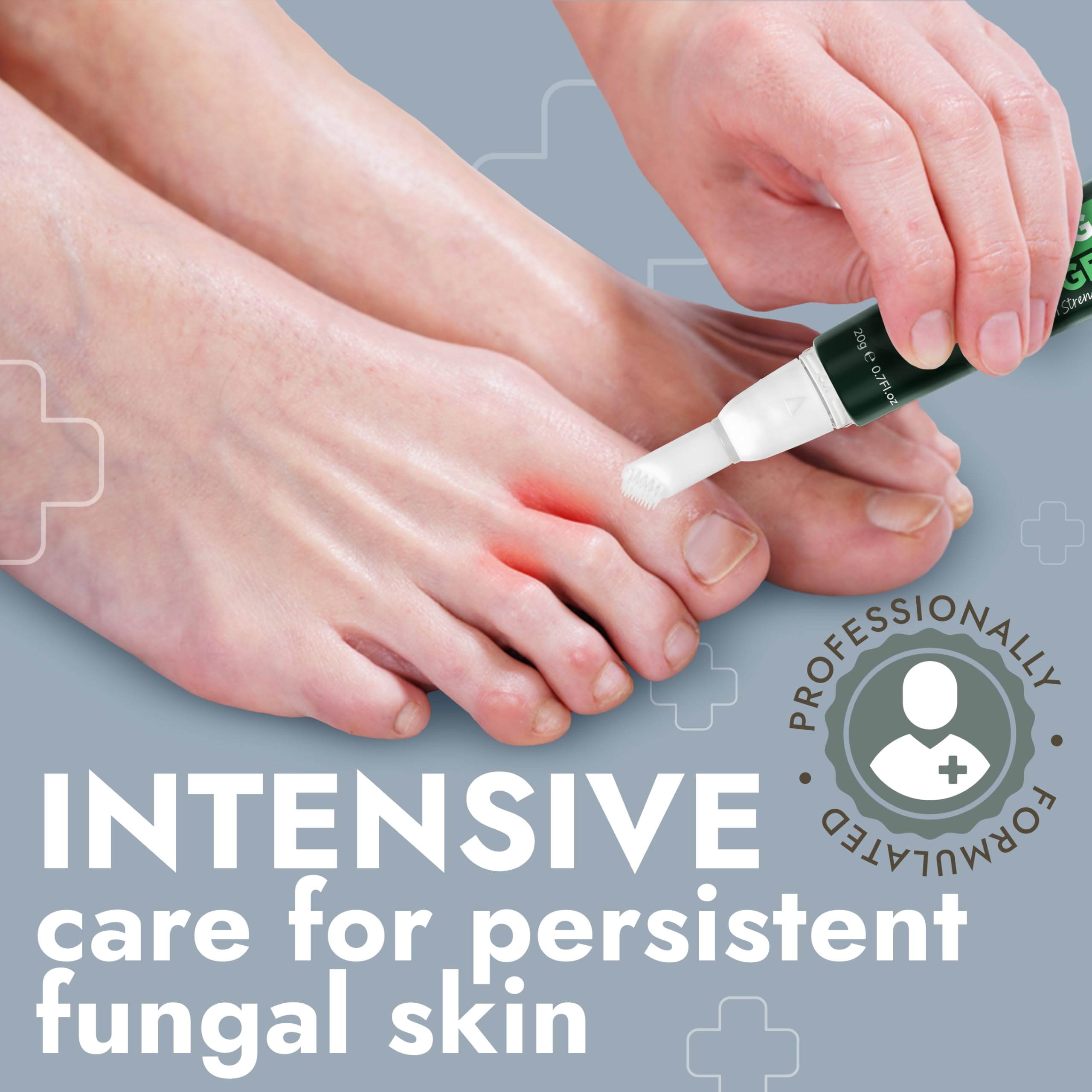 Terramed Just Think Comfort feet refreshed after application scene