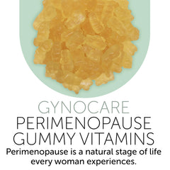 Terramed Just Think Comfort perimenopause gummies vibrant label highlighting vegan ingredients for a clean formula.
