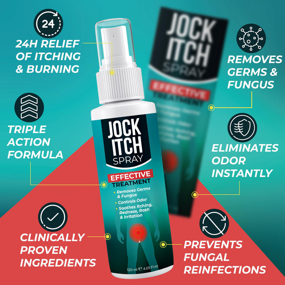 Terramed Just Think Comfort spray demonstrates quick absorption for cooling relief.