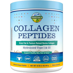 Terranics unflavored 16oz hydrolyzed collagen powder