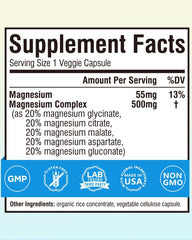 Concept image of magnesium for sleep and relaxation
