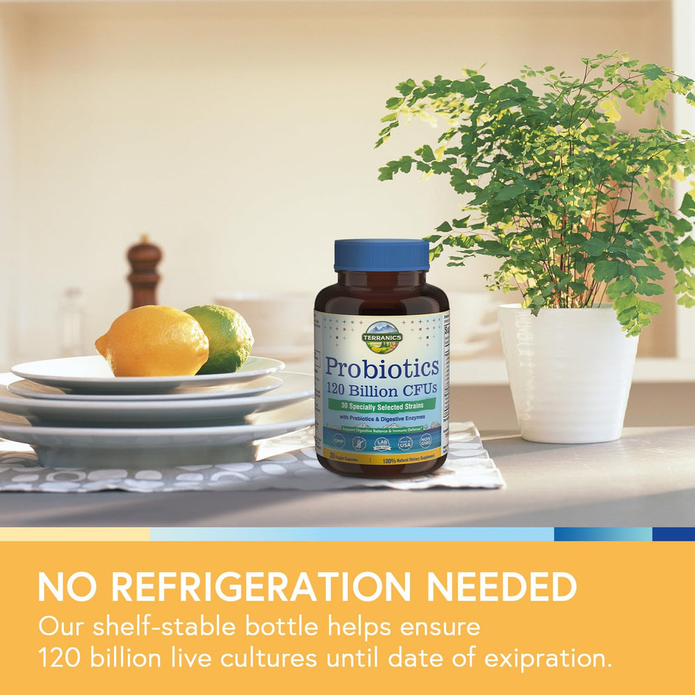 Thirty vegetarian capsules per bottle