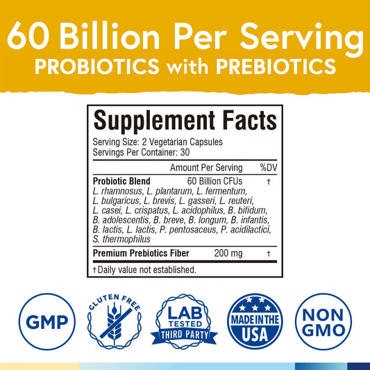 Terranics Probiotics bottle angled view