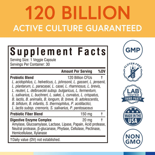 Terranics Probiotics front label