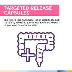 Prebiotics and natural enzymes icons