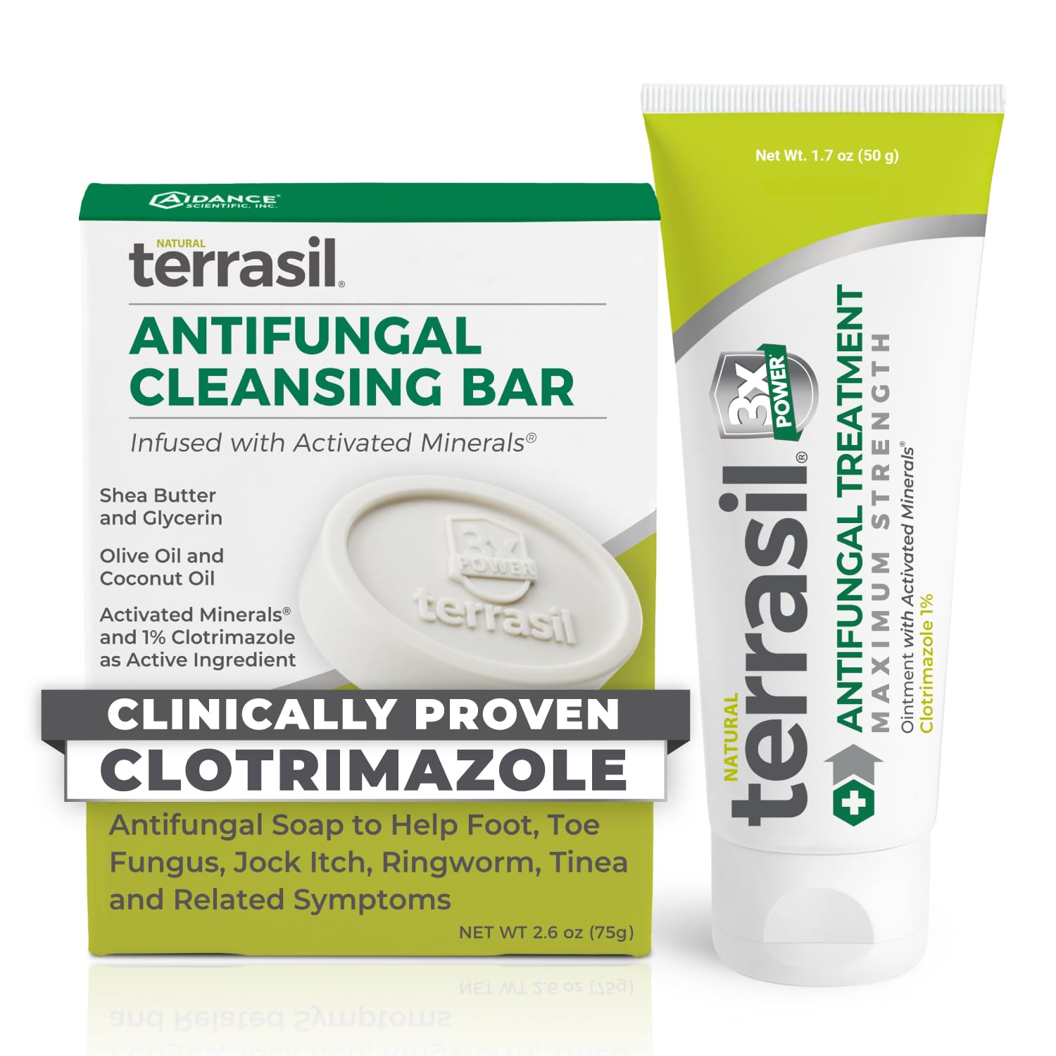 Terrasil antifungal cream 50g tube pour for relief