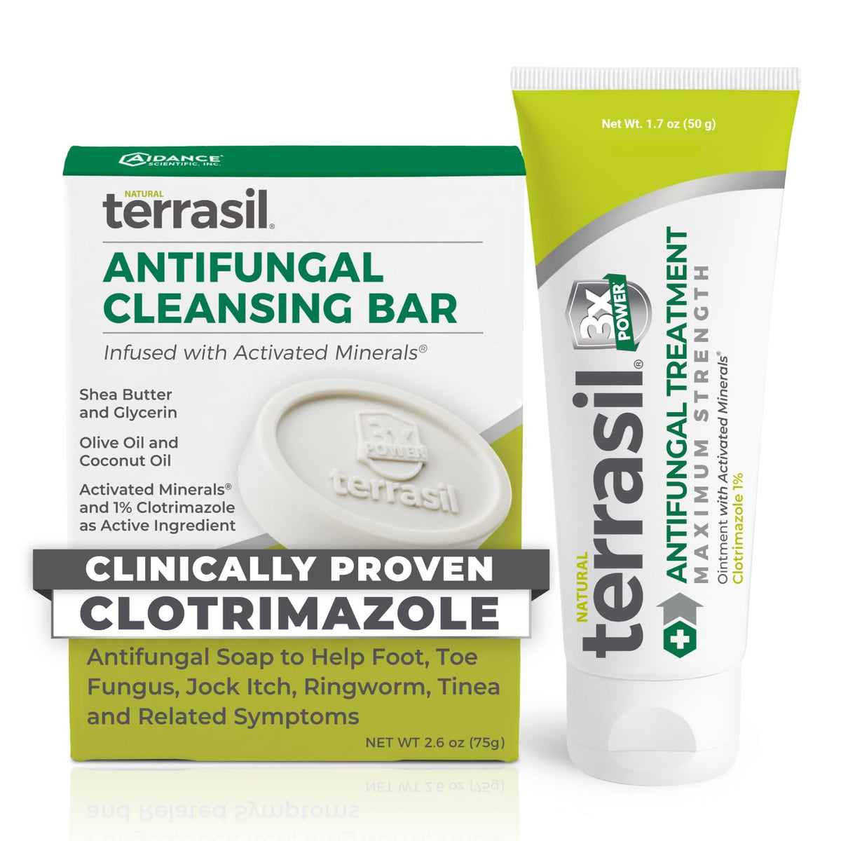 Terrasil antifungal cream 50g tube pour for relief