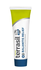 Terrasil Balanitis Relief ointment tube for quick, gentle relief.