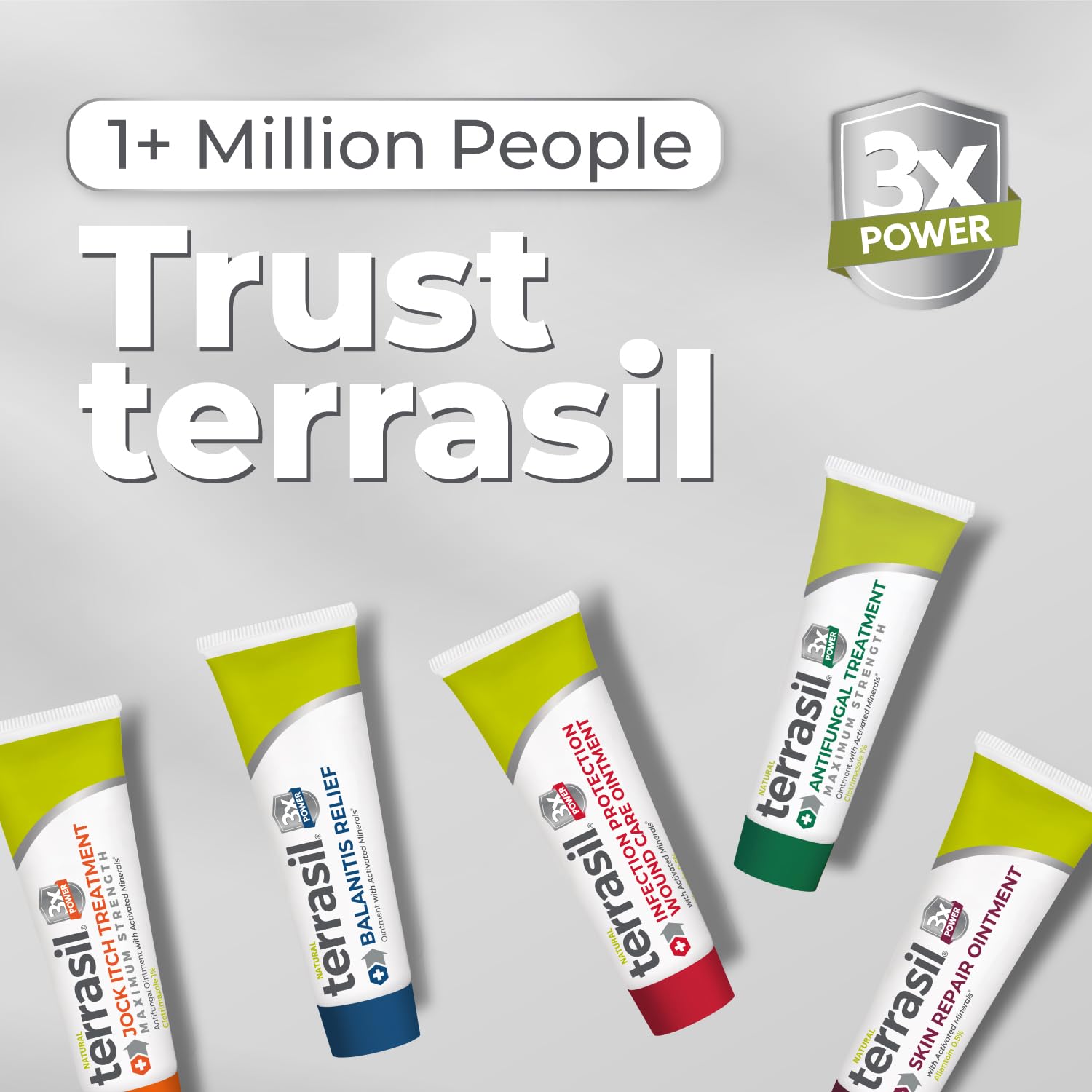 Terrasil Balanitis Relief packaging box ready for retail display.