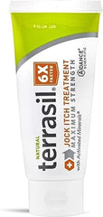 Terrasil Jock Itch Extra Strength tube packaging for quick, mess-free application.