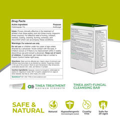 Terrasil kit packaging open shows tube and soap bar for convenient care.
