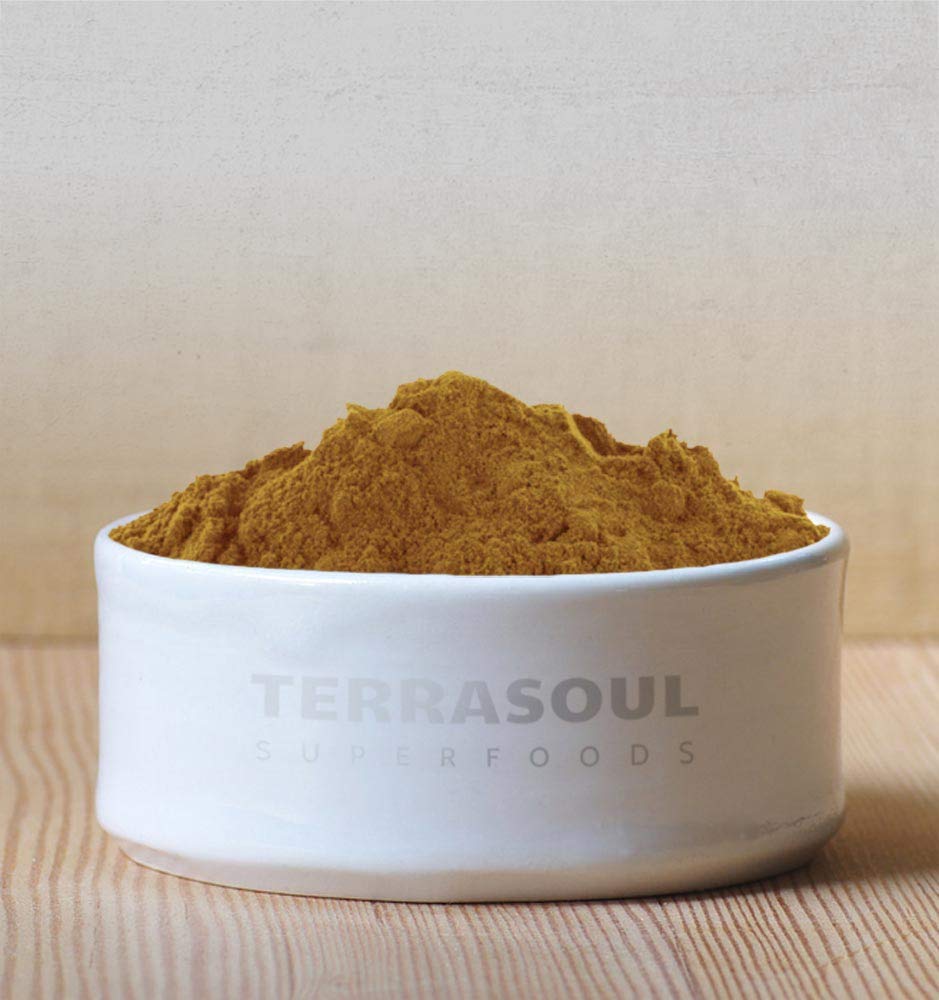 Close-up of 4:1 extract Reishi powder for maximum digestibility