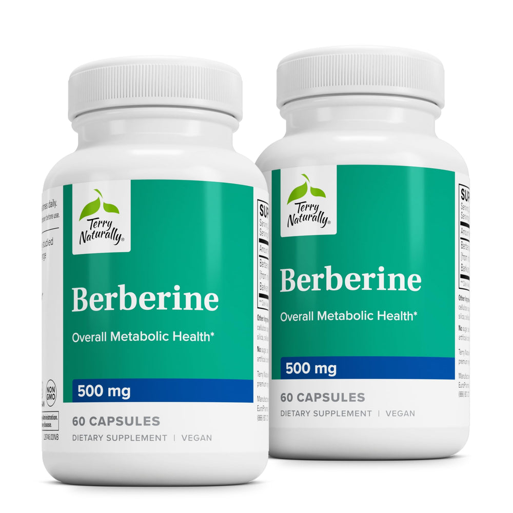 Front view of Terry Naturally Berberine Pack 2