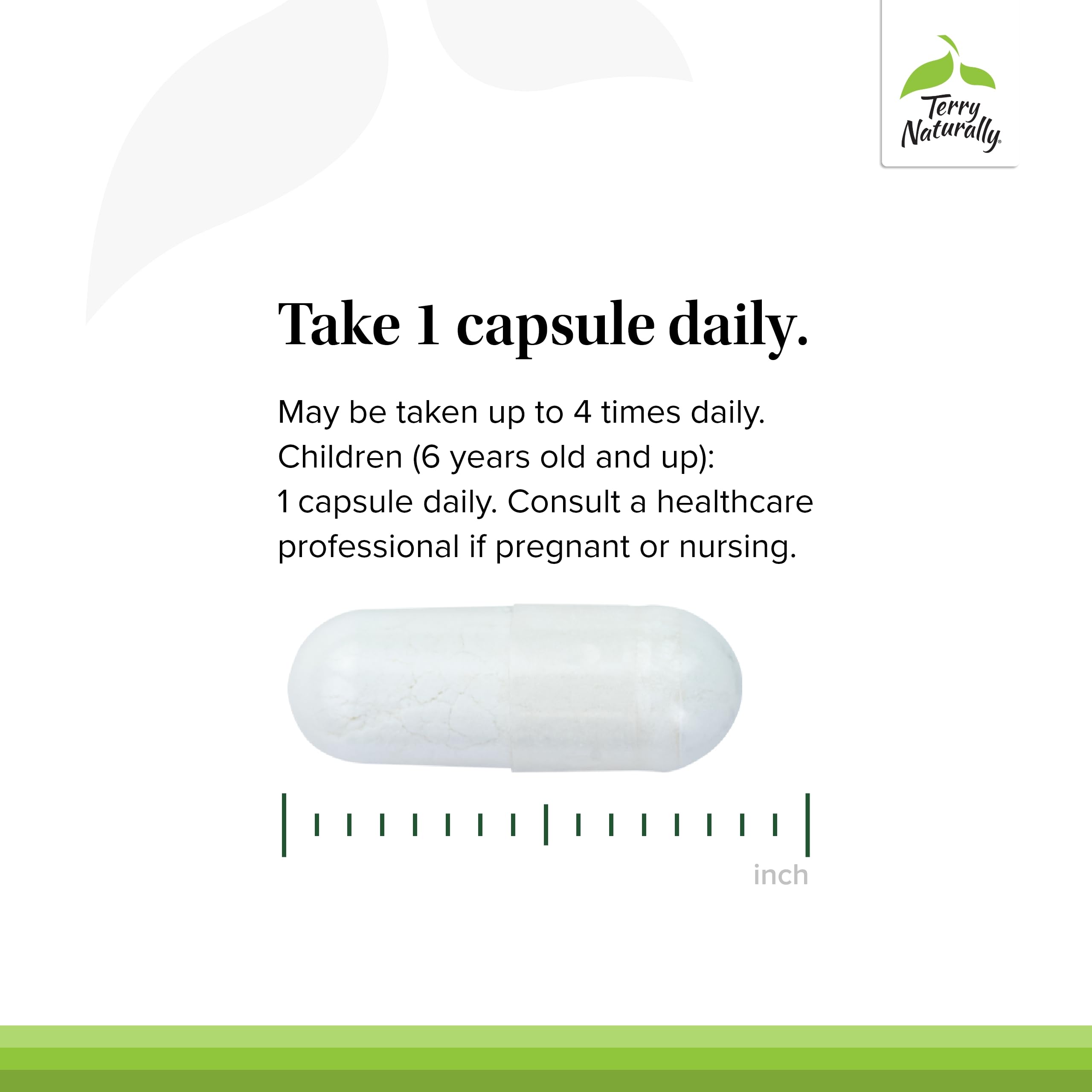 Vegan capsule supplement bottle on white background