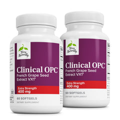 Bottle of Terry Naturally Clinical OPC Extra Strength 60 softgels pack 2 front