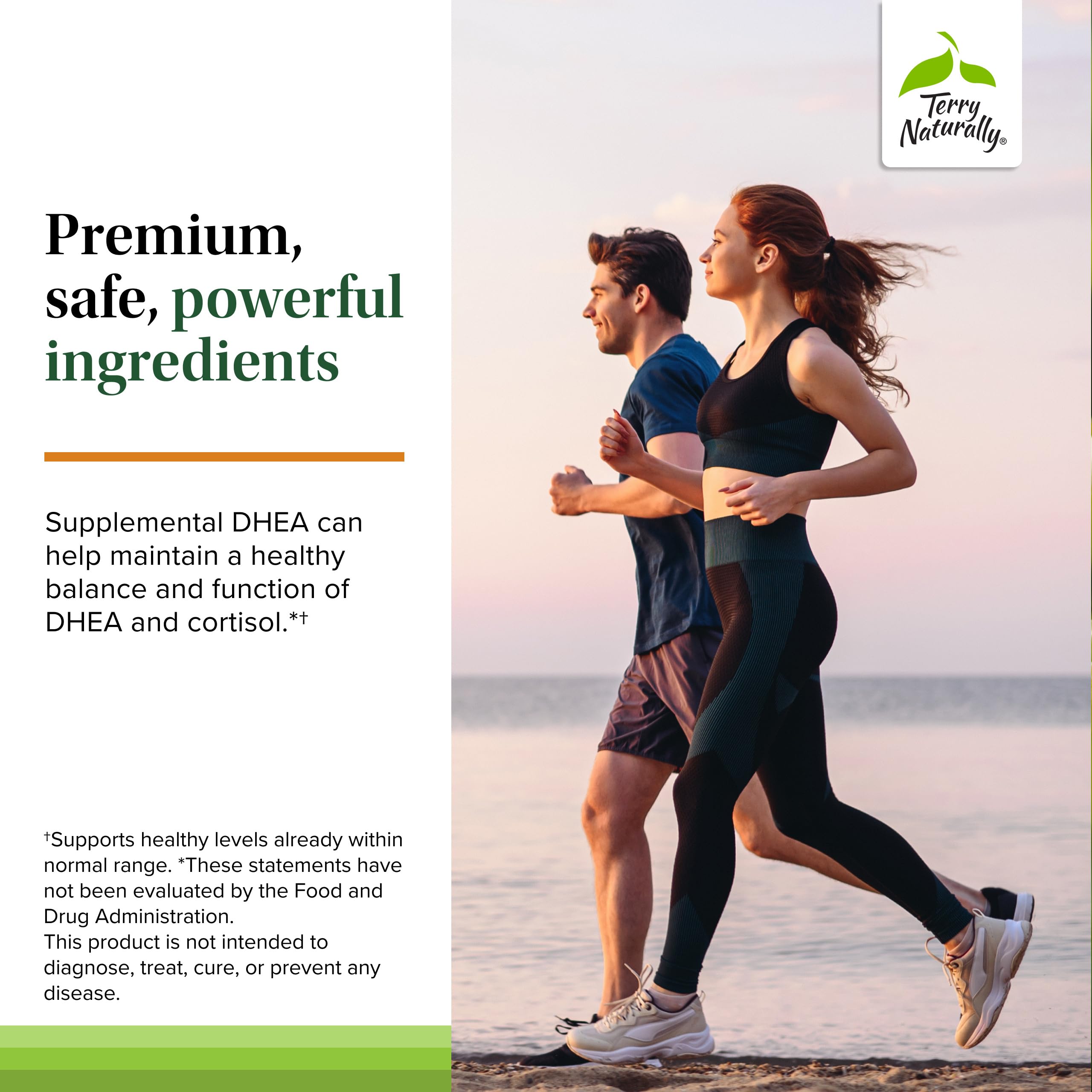 Supplement facts label for Cortisol Rescue