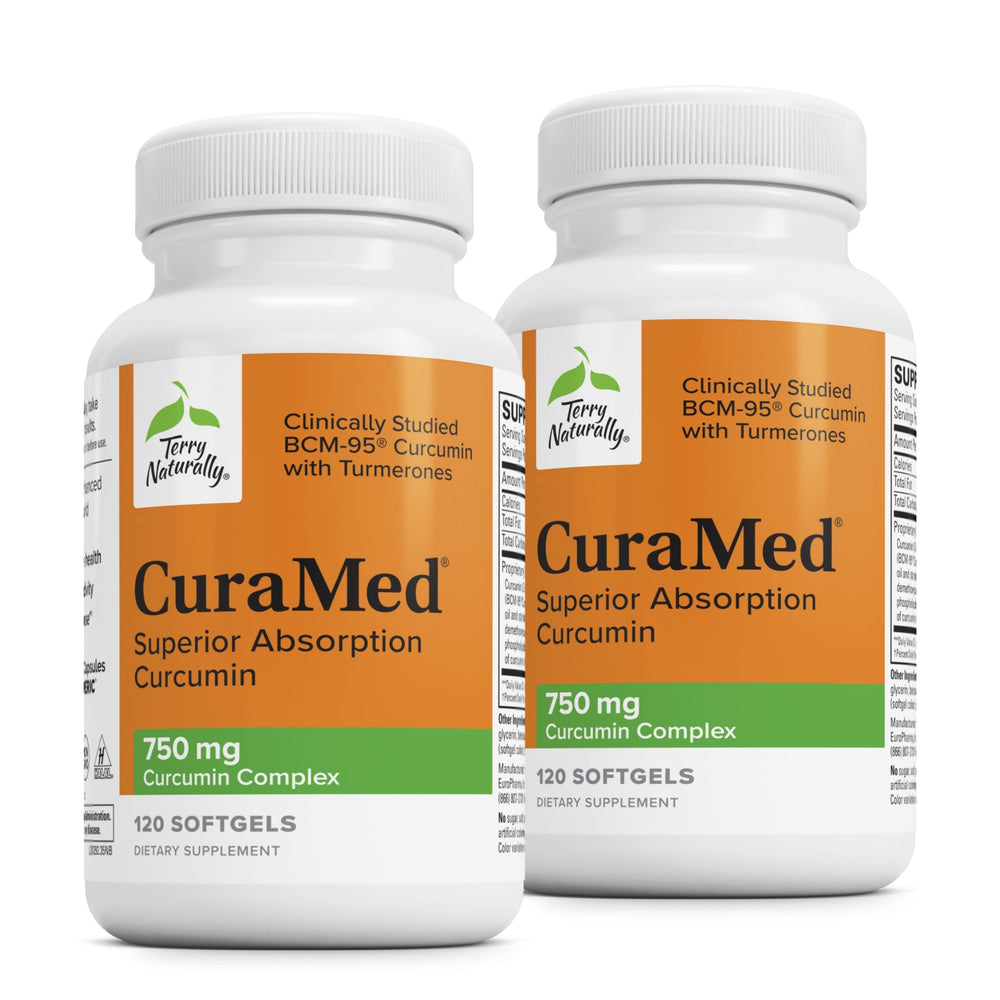 Brain health with CuraMed 750 mg curcumin