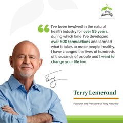 Terry Naturally CuraMed allergen-friendly label.