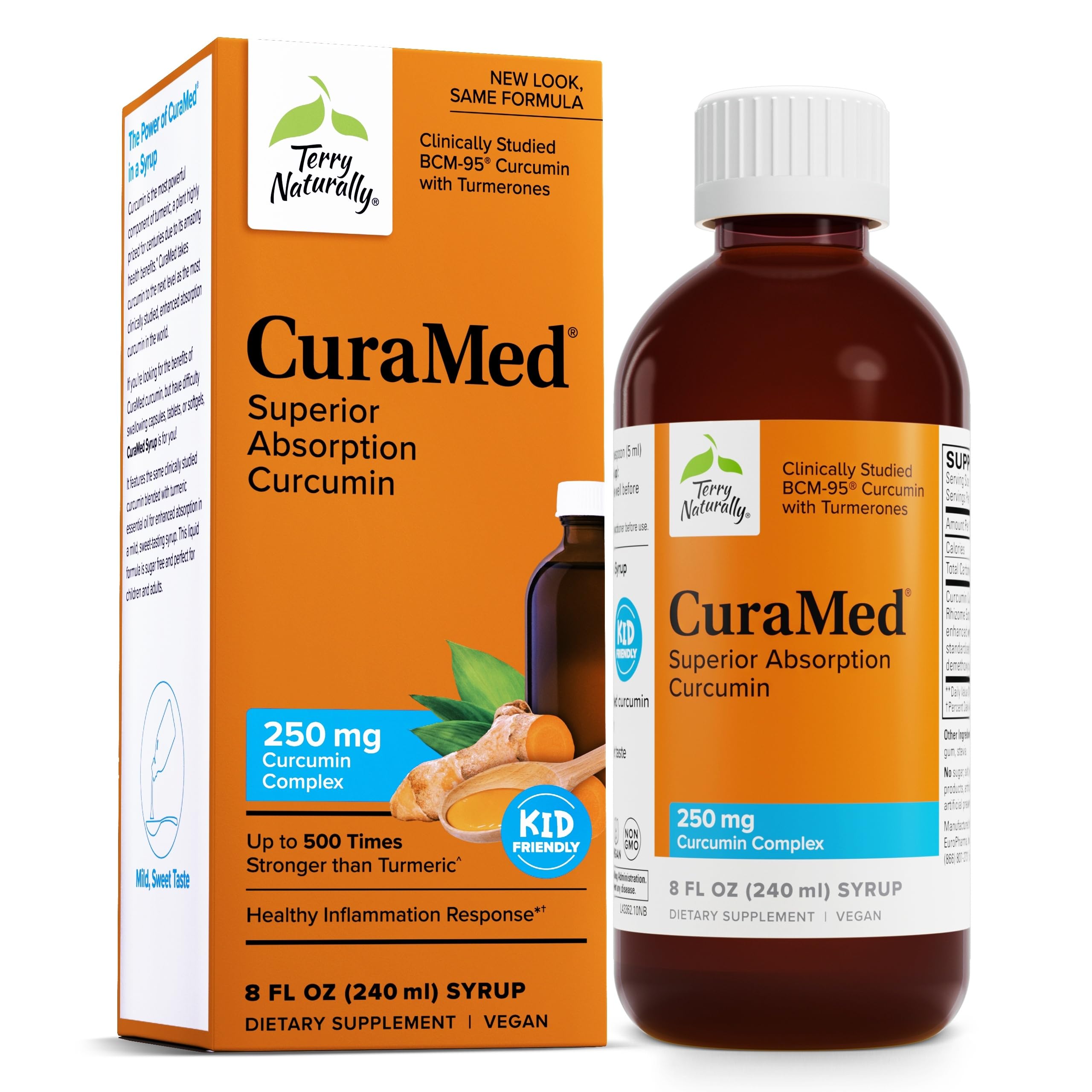 Terry Naturally CuraMed Syrup 8 oz bottle