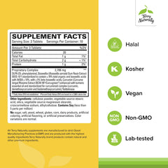 Close-up of BCM-95 Curcumin ingredient label