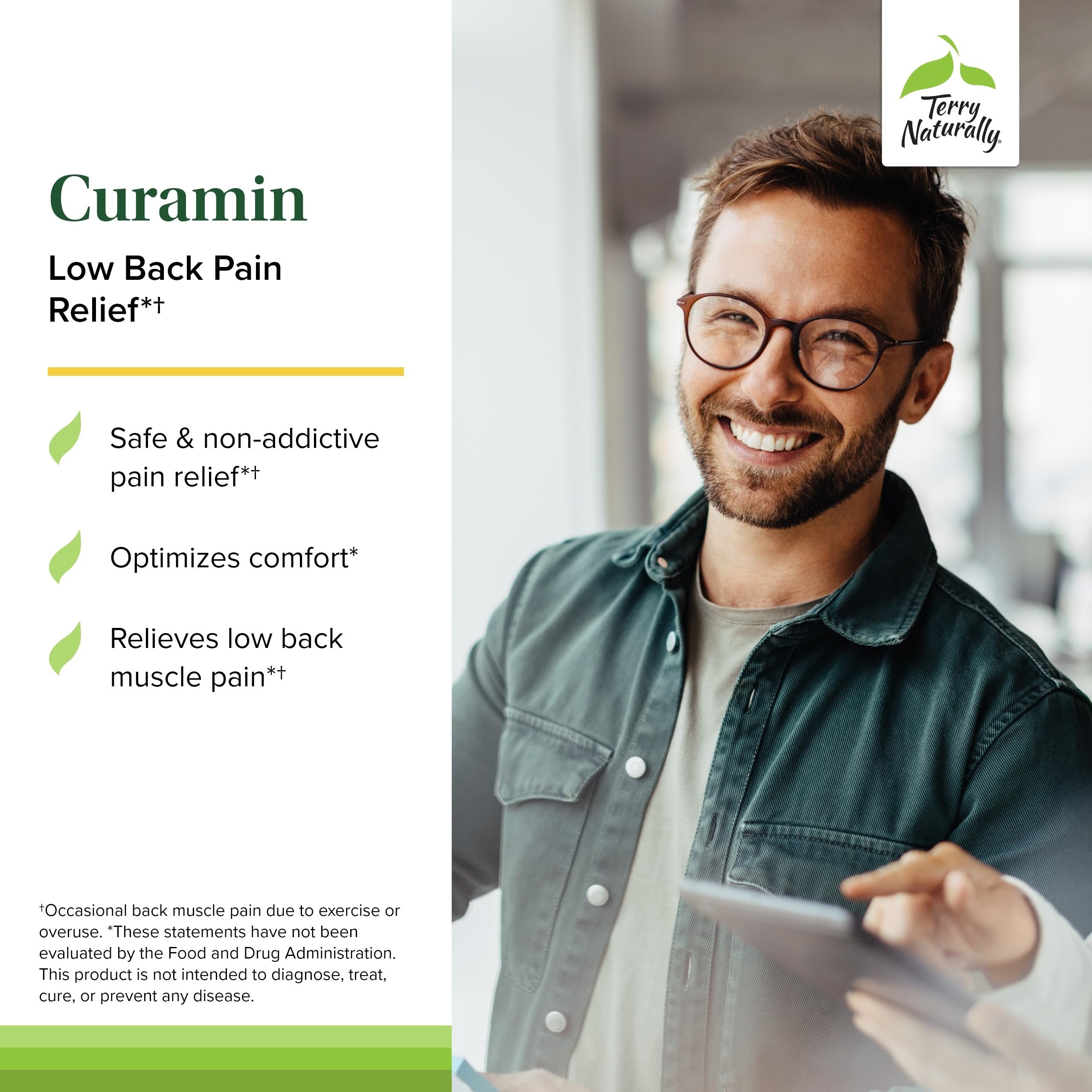 Packaging image for Terry Naturally Curamin low back pain relief