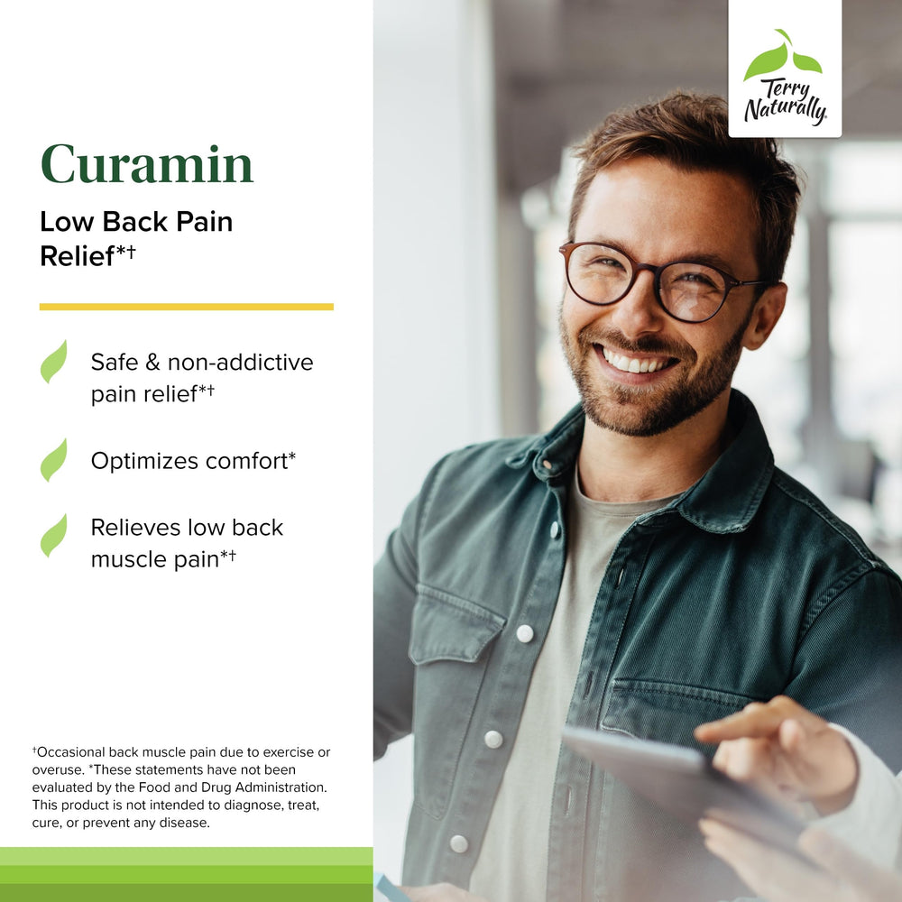 Packaging image for Terry Naturally Curamin low back pain relief