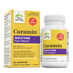Terry Naturally Curamin Nighttime bottle – front view