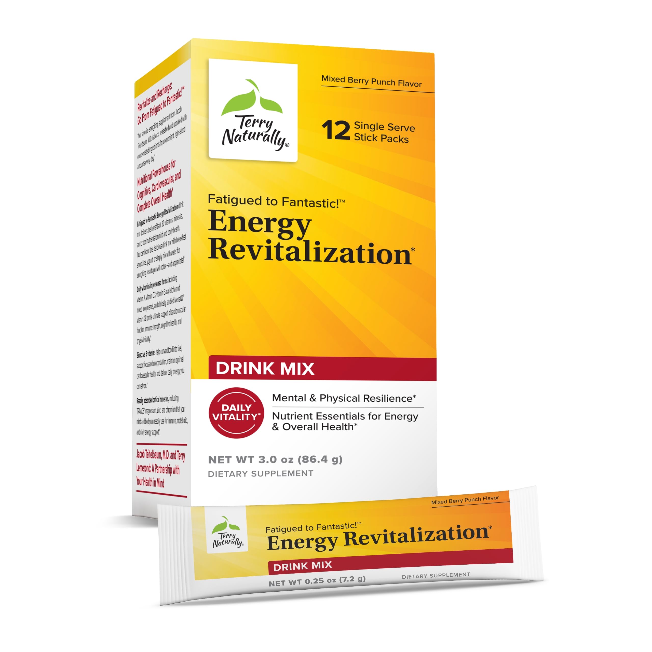 Product image: Terry Naturally Fatigued to Fantastic Energy Revitalization drink mix
