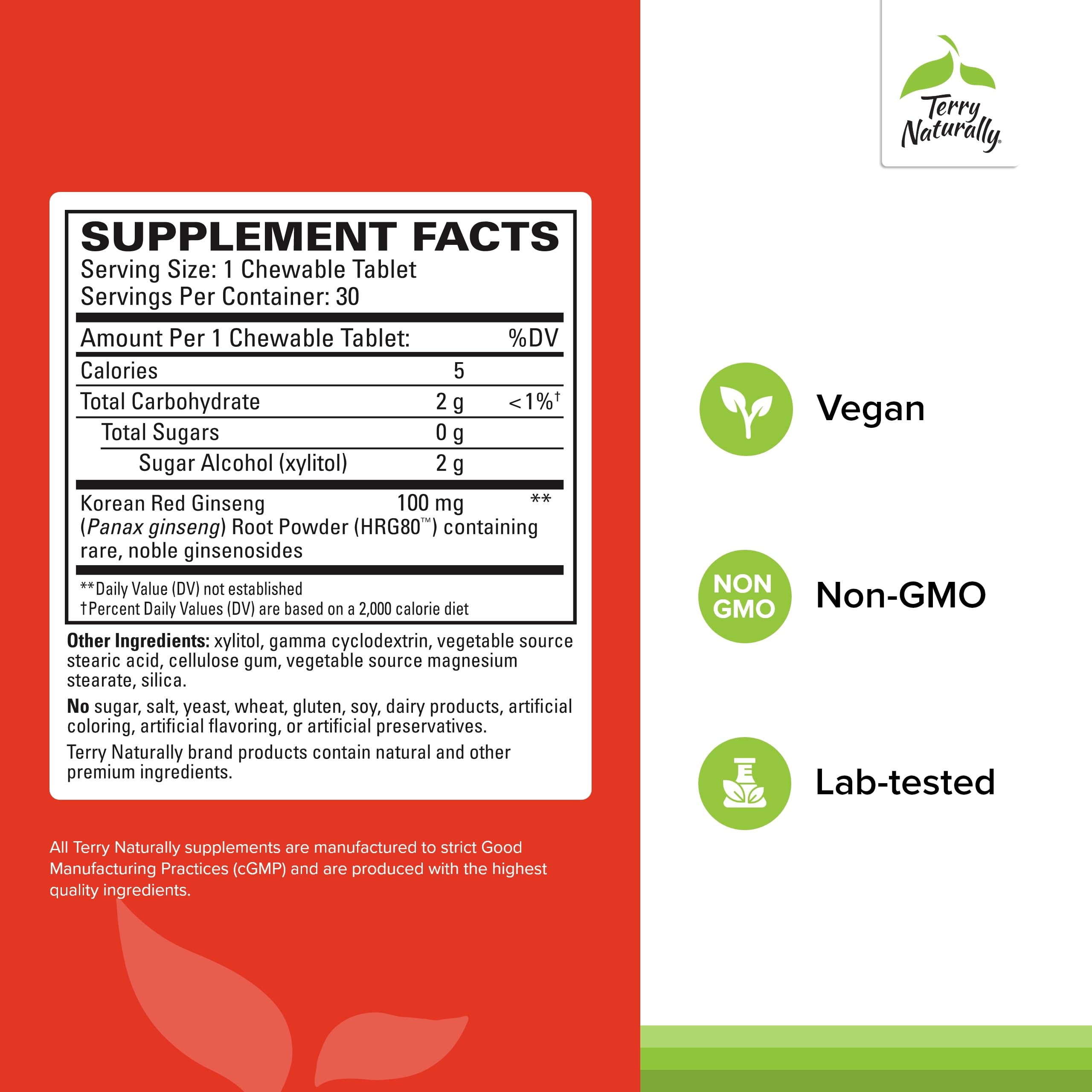 Korean Red Ginseng root powder illustration