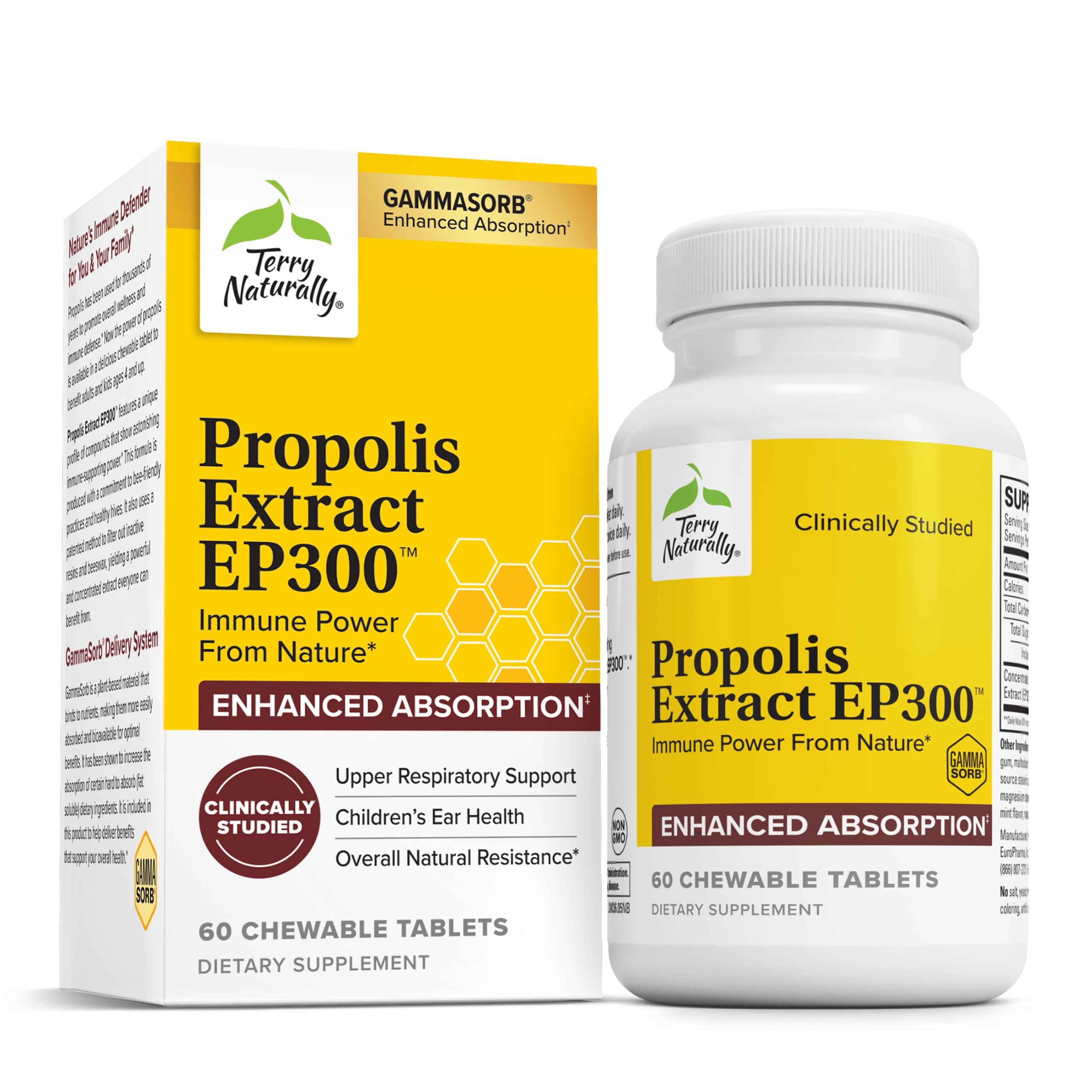 Terry Naturally Propolis EP300 bottle with label