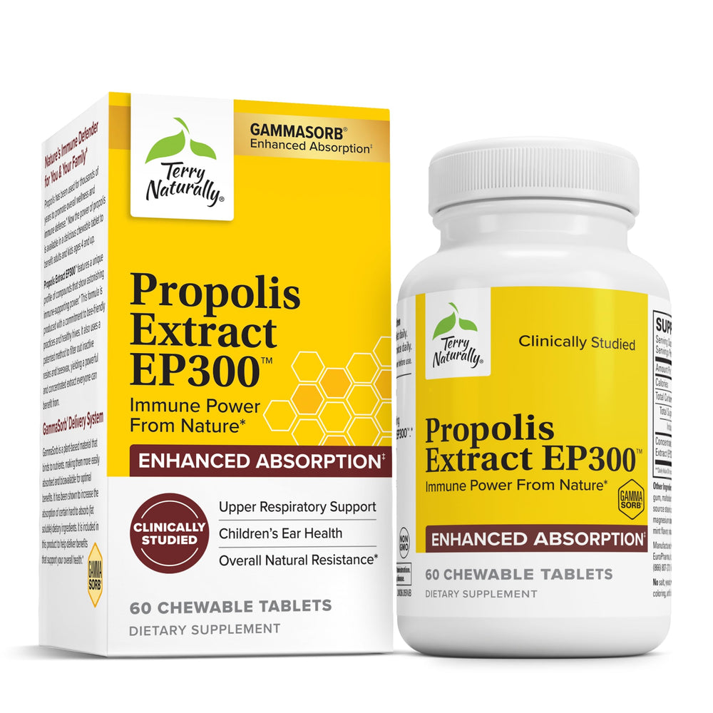 Terry Naturally Propolis EP300 bottle with label
