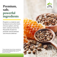 Non-GMO and third-party tested badge on packaging