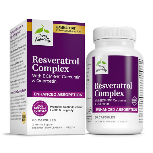 Terry Naturally Resveratrol Complex bottle with label