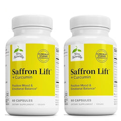 Two Terry Naturally Saffron Lift + Curcumin bottles packaged together