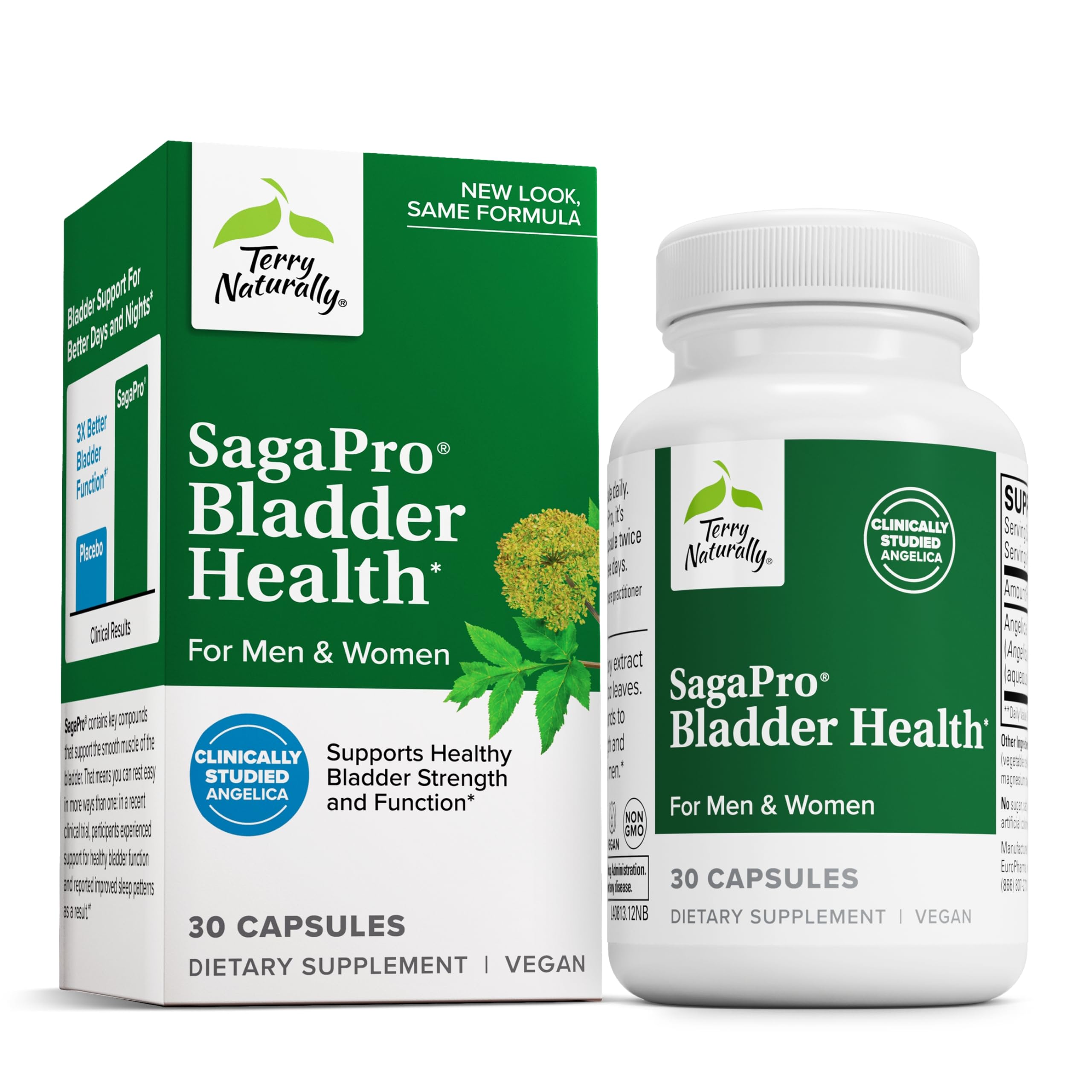 Terry Naturally SagePro Bladder bottle and label