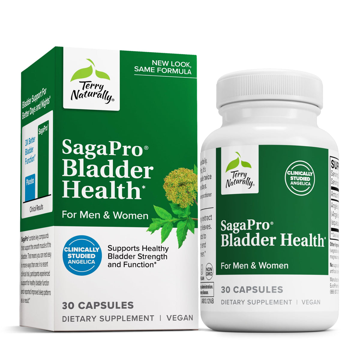 Terry Naturally SagePro Bladder bottle and label