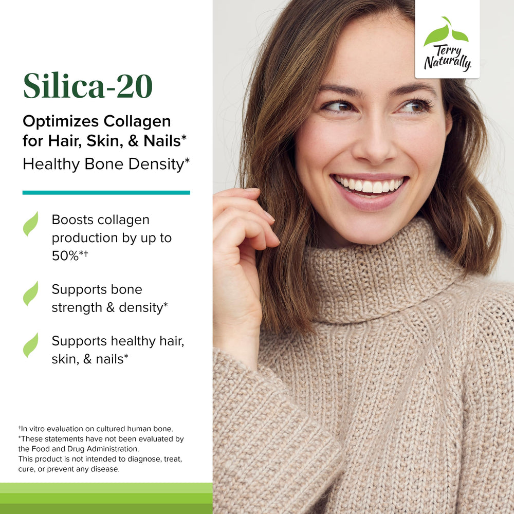 Silica-20 product aiding hair growth