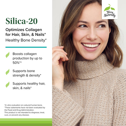 Silica-20 product aiding hair growth