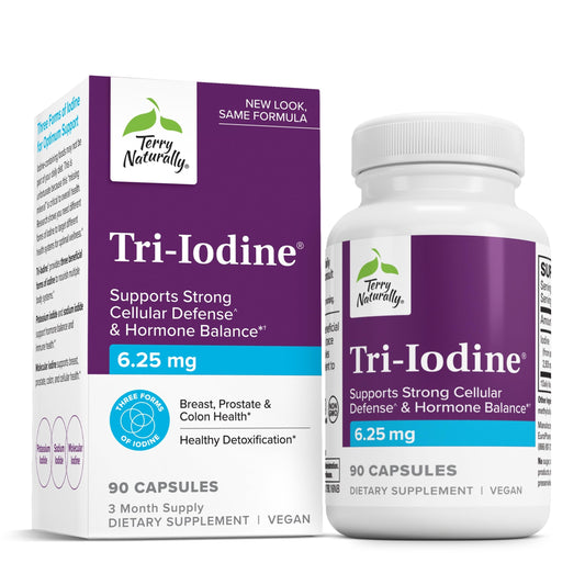 Terry Naturally Tri-Iodine bottle with label