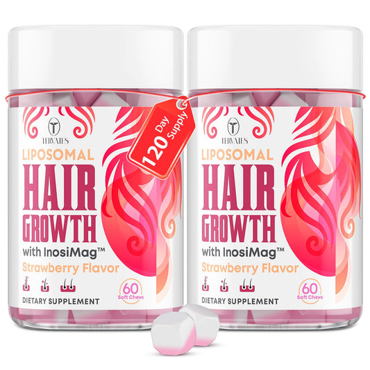 Tervaies Liposomal Hair Growth Soft Chews bottle and packaging