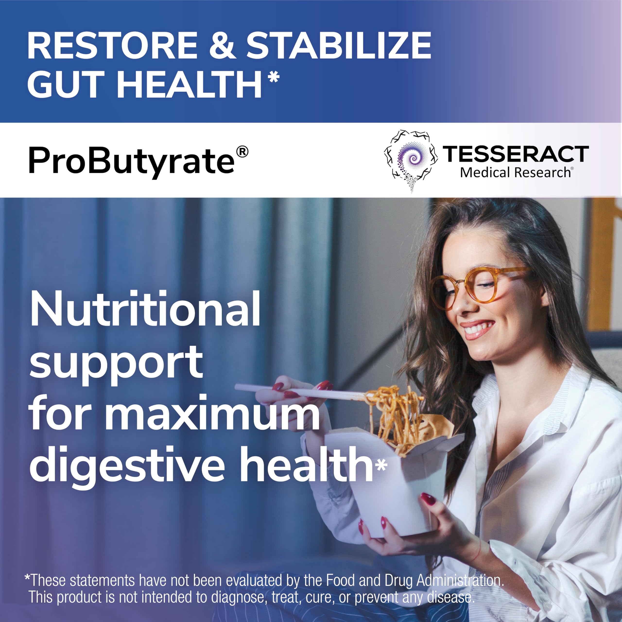 Label on ProButyrate bottle showing 600 mg and 120 capsules