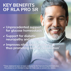 60-count bottle of RLA Pro SR capsules